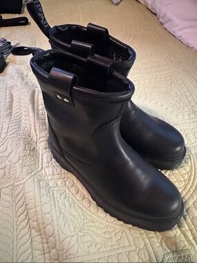 Dr. Martens Black Leather Combat Boots